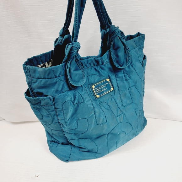 Marc by Marc Jacobs Pretty Nylon Tate Medium Tote Teal - Picture 4 of 16
